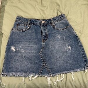 BDG denim mini skirt